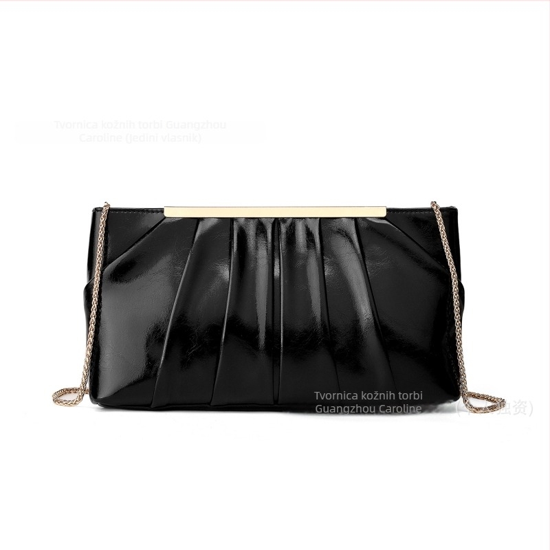 PU kožna večernja clutch torbica za žene, elegantan dizajn, vodoravni pravokutni oblik