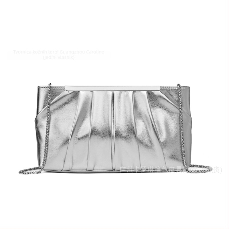 PU kožna večernja clutch torbica za žene, elegantan dizajn, vodoravni pravokutni oblik