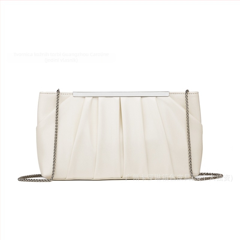 PU kožna večernja clutch torbica za žene, elegantan dizajn, vodoravni pravokutni oblik