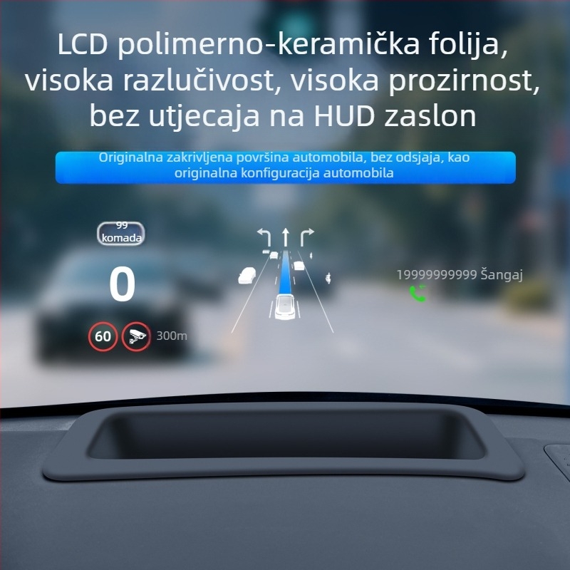 Zaštitni pokrov HUD Zeekr 9X za središnju konzolu – unutarnja dekoracija automobila