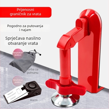 Alarm protiv krađe za vrata, podna montaža, čvrsti stopper za vrata, za dom i hotel