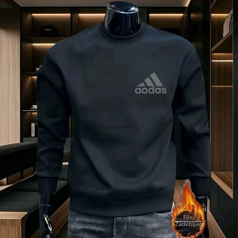 2025 europska muška mikina s okruglim izrezom, jesen-zima, duge rukave, casual sportski stil