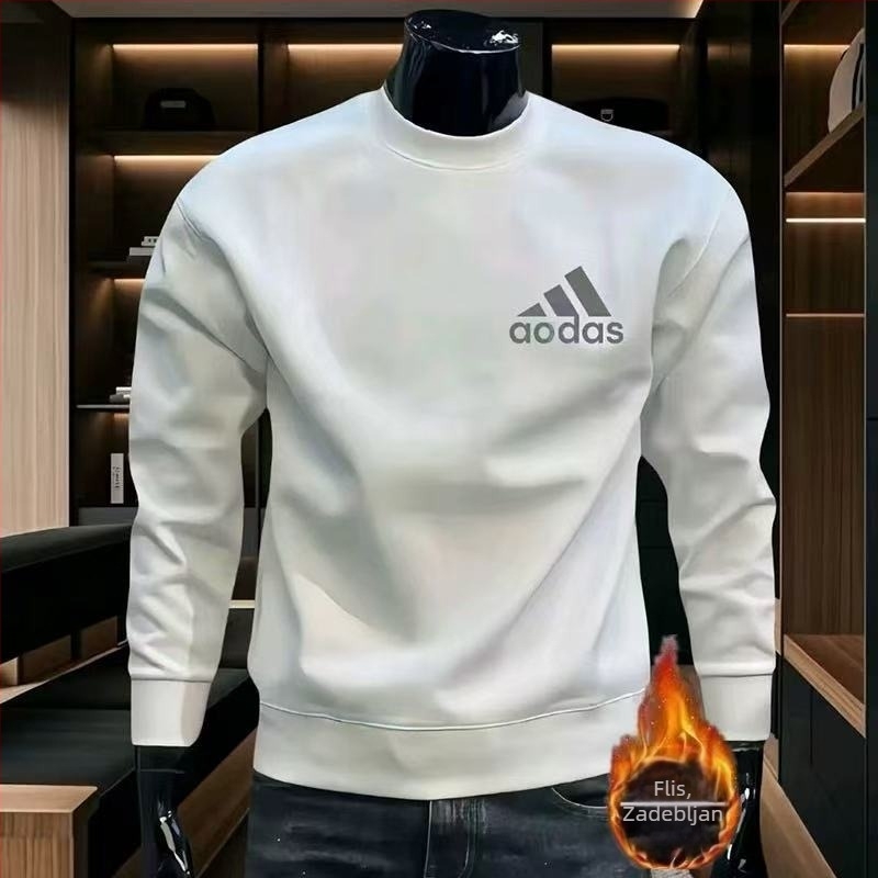2025 europska muška mikina s okruglim izrezom, jesen-zima, duge rukave, casual sportski stil