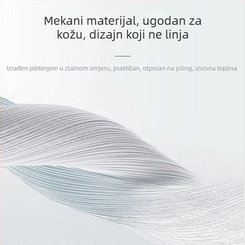 Veliki šal-kapuljača od umjetne lisice dlake za žene, topao kragn s pahuljama snijega