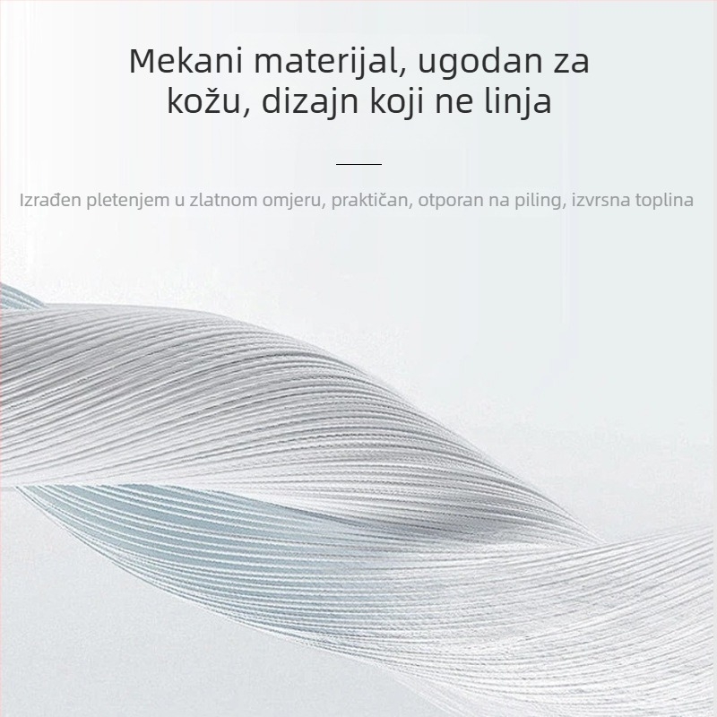 Veliki šal-kapuljača od umjetne lisice dlake za žene, topao kragn s pahuljama snijega