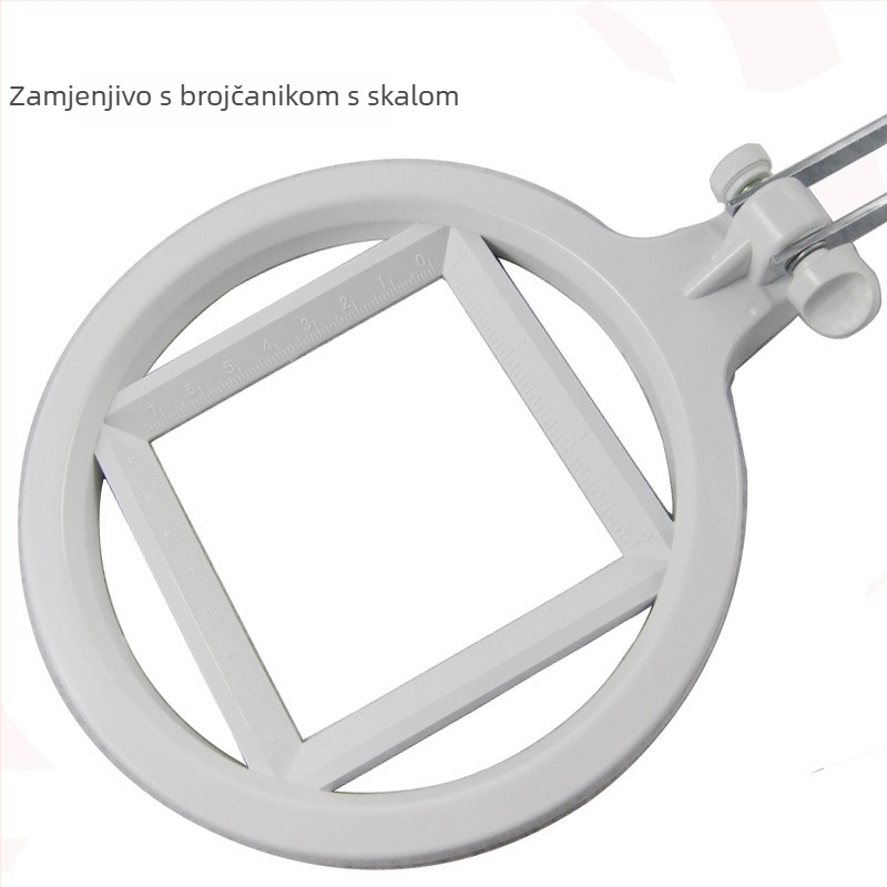 Chuda 3B-1A Lupa sa LED osvjetljenjem i postoljem, sklopiva, 5×/3×, Ø130 mm