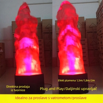 LED lampica s vertikalnim plamenom, simulirani plamen, za zabave, pozornicu i rasvjetu u klubovima i barovima