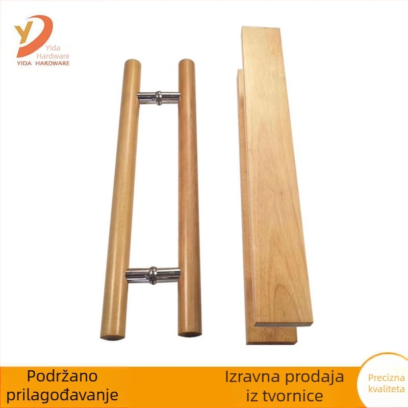 Drška za klizna vrata od Bakelita, za drvena i staklena vrata, zaobljeni i kvadratni oblik, model YD-335, marka Yida, moderan minimalistički stil
