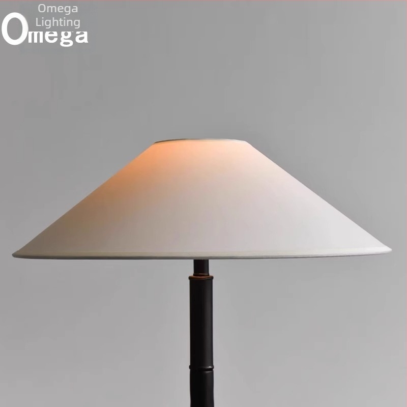 Moderna minimalistička podna svjetiljka za dnevni boravak, novi kineski stil, tkaninski dizajn, pogodna za radnu sobu i spavaću sobu