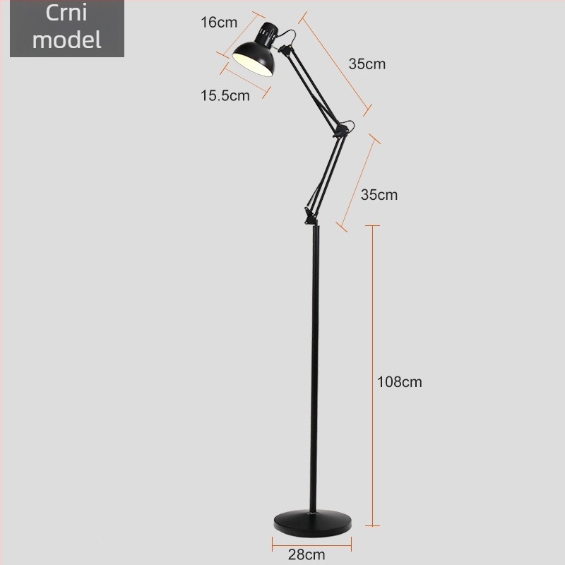 Stojeća lampa u Instagram stilu, elegantan dojam za dnevni boravak i spavaću sobu, minimalistička s E27 izvorom svjetla