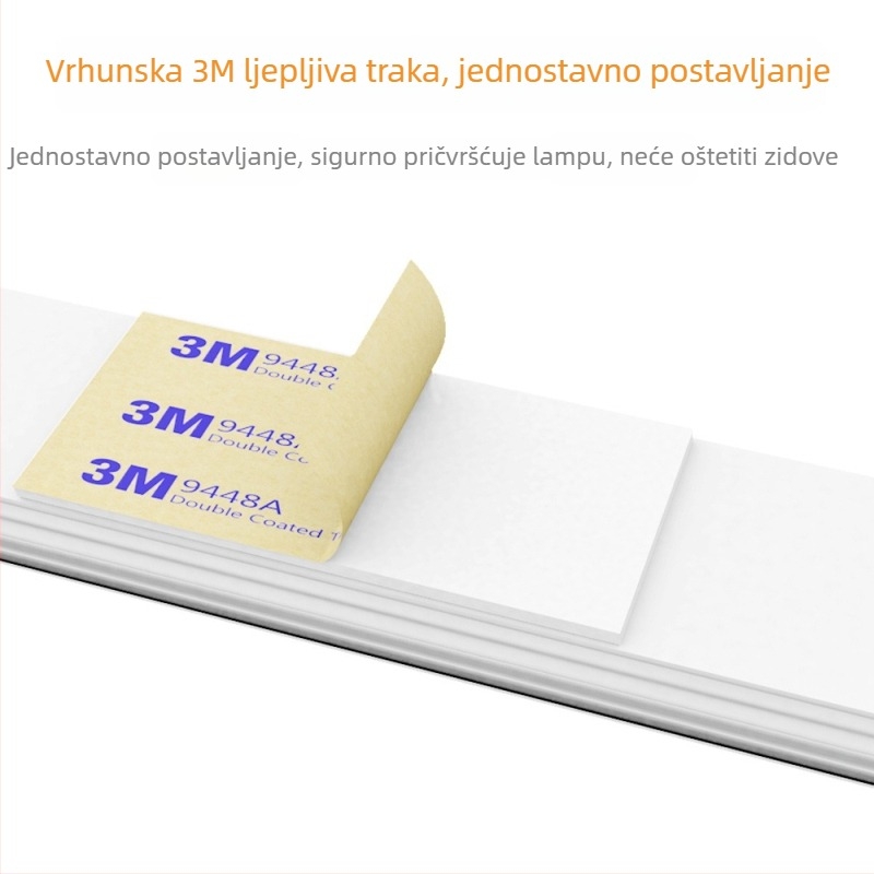 LED svjetlo za ormarić sa senzorom pokreta, USB regulacijom svjetline, noćna lampica za spavaću sobu s upravljanjem gestom