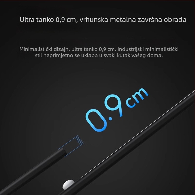 LED trak sa senzorom pokreta, bežično punjiva za ormariće i garderobu, noćna svjetiljka