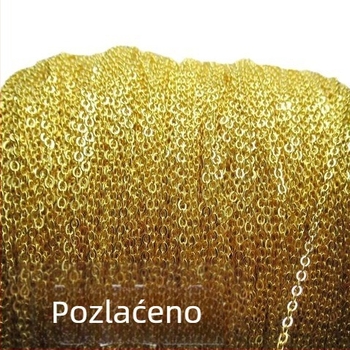 Materijali za DIY nakit od srebra 925: lanac u obliku O, polirani križni lanac, veća količina poluzavršenih lanaca, dodaci s resicama
