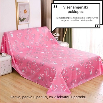 Zaštita od prašine za namještaj: navlaka za kauč, krevet i hladnjak, s mrežom protiv komaraca