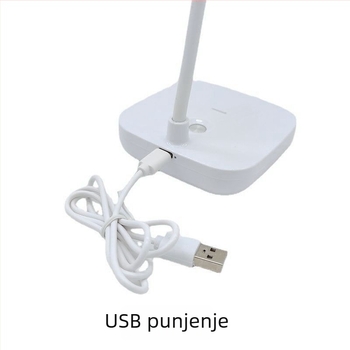 LED stolna lampica za učenje, USB napajanje, sklopiva, zaštita očiju, kompaktna noćna svjetiljka za studentski dom