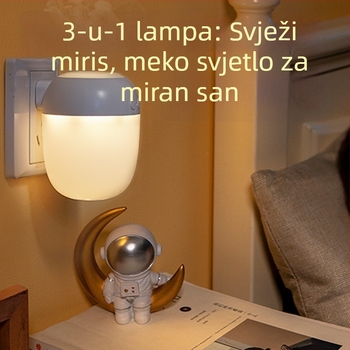 Daljinski upravljana noćna svjetiljka za spavaću sobu, 220V, senzor svjetla, zaštita očiju, lampica za hranjenje bebe i noćna svjetiljka za djecu s funkcijom repelenta protiv komaraca