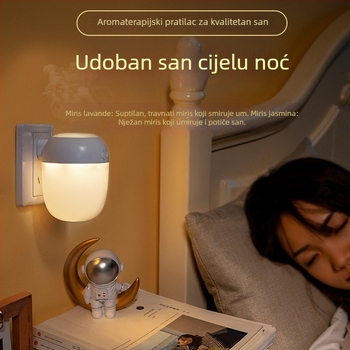 Daljinski upravljana noćna svjetiljka za spavaću sobu, 220V, senzor svjetla, zaštita očiju, lampica za hranjenje bebe i noćna svjetiljka za djecu s funkcijom repelenta protiv komaraca