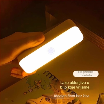 LED noćna lampica za studentski dom s promjenom boja u tri boje, zaštita očiju, stolna lampa na noćnom ormariću s magnetskim držačem i ugrađenom baterijom