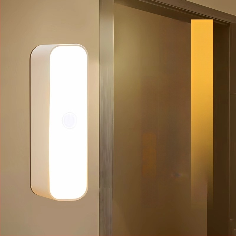 LED noćna lampica za studentski dom s promjenom boja u tri boje, zaštita očiju, stolna lampa na noćnom ormariću s magnetskim držačem i ugrađenom baterijom