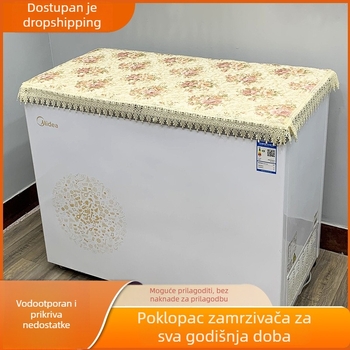 Univerzalni pokrov za zamrzivač s kliznim poklopcem, zaštita od prašine i izolacijski quilt sloj na vrhu, za kućnu upotrebu
