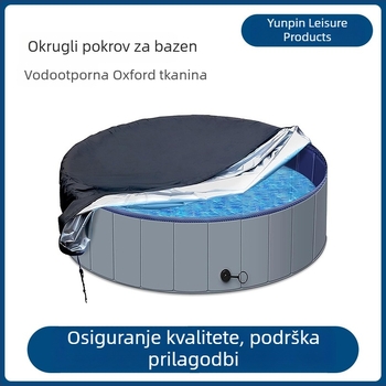 Kružni vanjski pokrov bazena, UV zaštita, vodootporan i otporan na prašinu