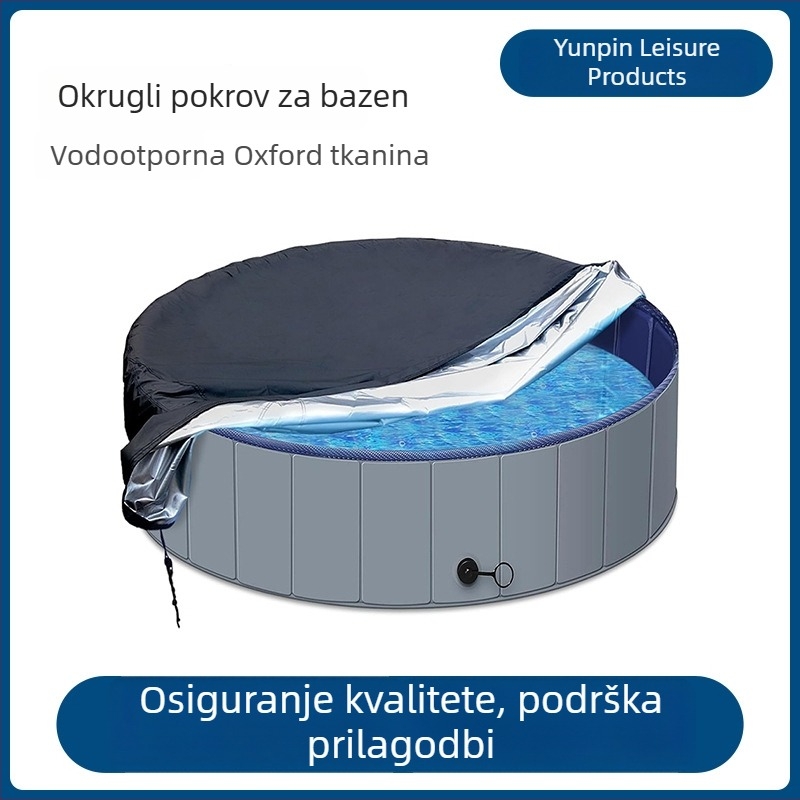 Kružni vanjski pokrov bazena, UV zaštita, vodootporan i otporan na prašinu