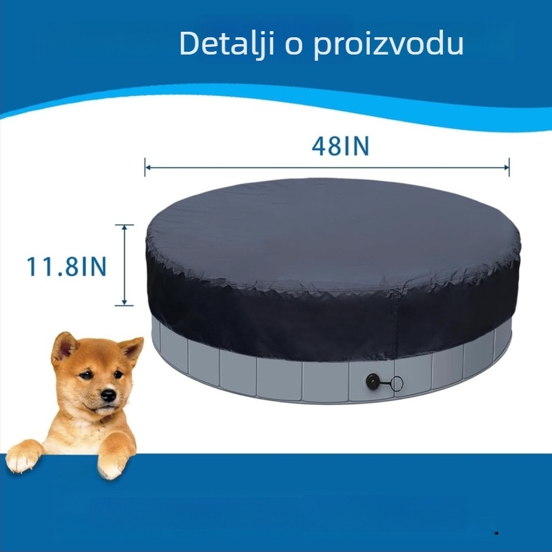 Kružni vanjski pokrov bazena, UV zaštita, vodootporan i otporan na prašinu