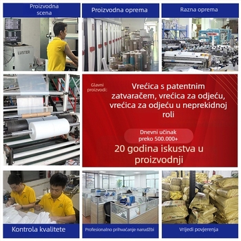 Prilagođena torba za odjeću – vodootporna, prozirna zaštitna vreća za kapute i debele jakne s perjem