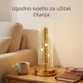 Dekorativna stolna lampa, vrhunska atmosfera, nordijski dizajn s leptirima, noćna rasvjeta za spavaću sobu, LED