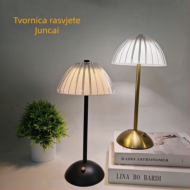 Prilagođena kristalna stolna svjetiljka, retro noćna svjetiljka za spavaću sobu, ambijentalno osvjetljenje za spavaću sobu, punjiva noćna lampica, doživljaj visokog kvaliteta