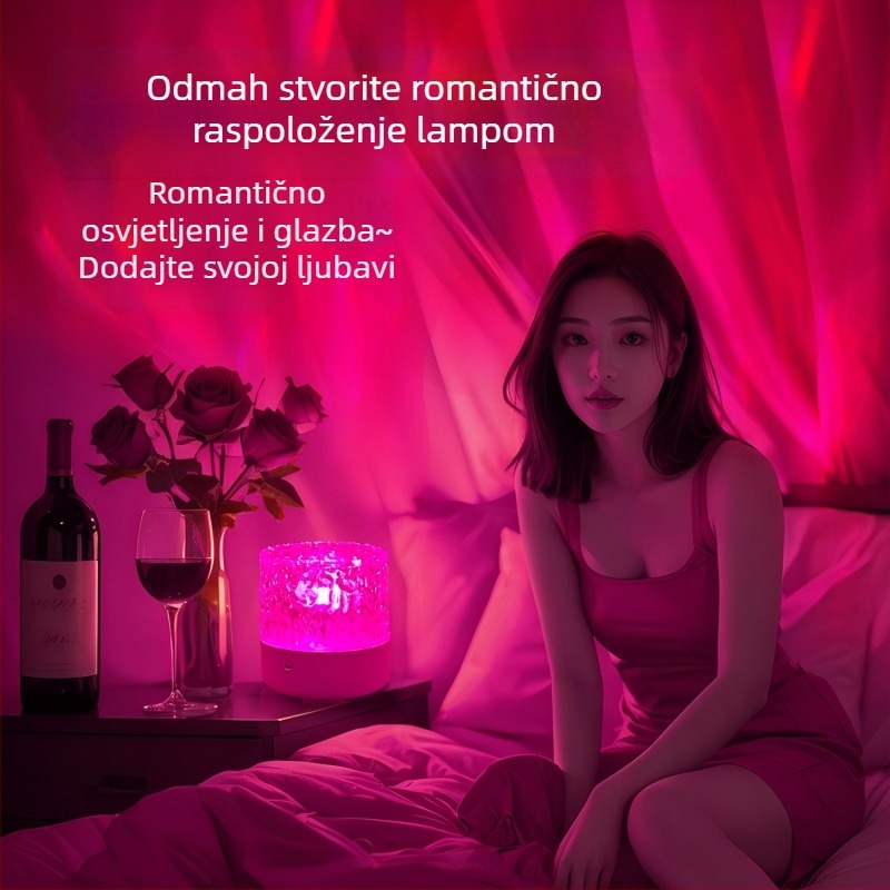 Bluetooth zvučnik i noćno svjetlo za ambijent u spavaćoj sobi