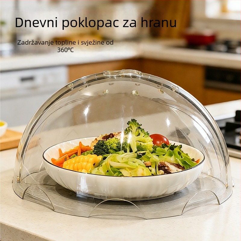 Novi poklop za mikrovalnu pećnicu za kućnu upotrebu - visokokvalitetni poklop za očuvanje hrane, zaštita od prskanja, kuhinjski dodatak