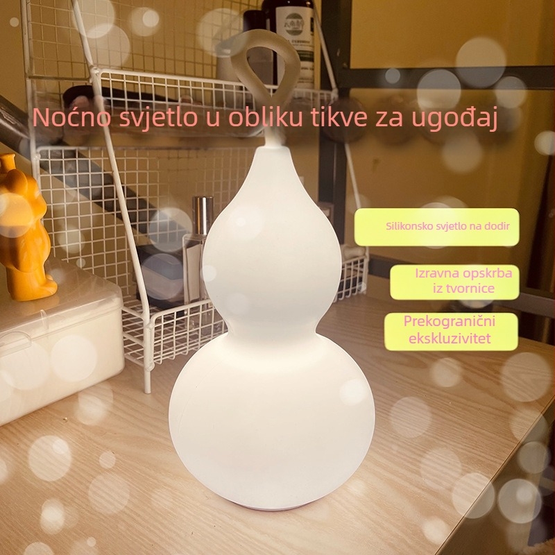 LED noćna lampica za studentski dom – uz krevet, klips za ormar, napajanje iz utičnice, bijela svjetlost