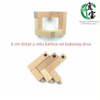 Lampa s lunarnim oblikom, drveni nosač i baza, 3D-tiskana noćna lampica
