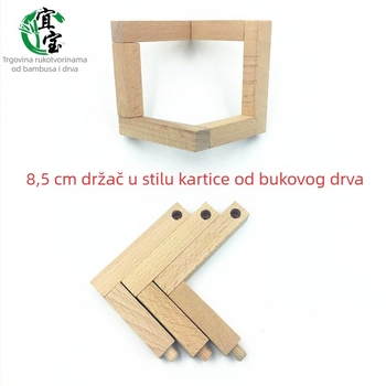 Lampa s lunarnim oblikom, drveni nosač i baza, 3D-tiskana noćna lampica