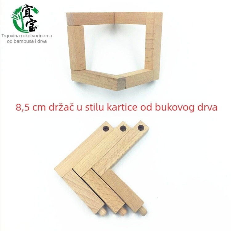 Lampa s lunarnim oblikom, drveni nosač i baza, 3D-tiskana noćna lampica