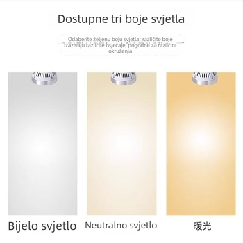 Par30 LED COB izvor svjetla, E27 navoj, tračno osvjetljenje za trgovine, 45W