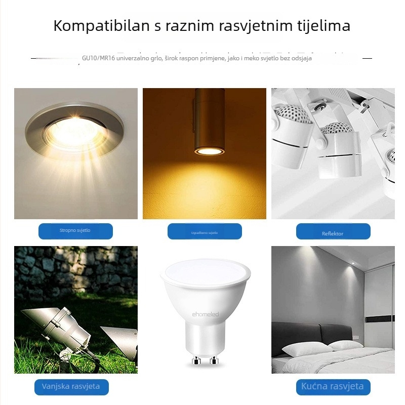 MR16 GU5.3 LED izvor svjetla za trak rasvjetu, 12V niskog napona