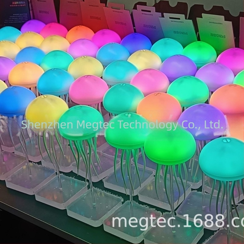 Lampa meduza s glasovnim upravljanjem, patentirana, pokretno svjetlo, napajanje baterijom