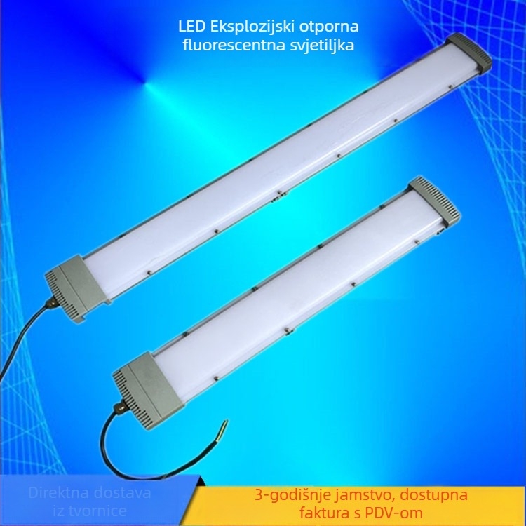LED traka eksplozijski otporno fluorescencijsko svjetlo za skladišta i radionice, 20W/40W/60W