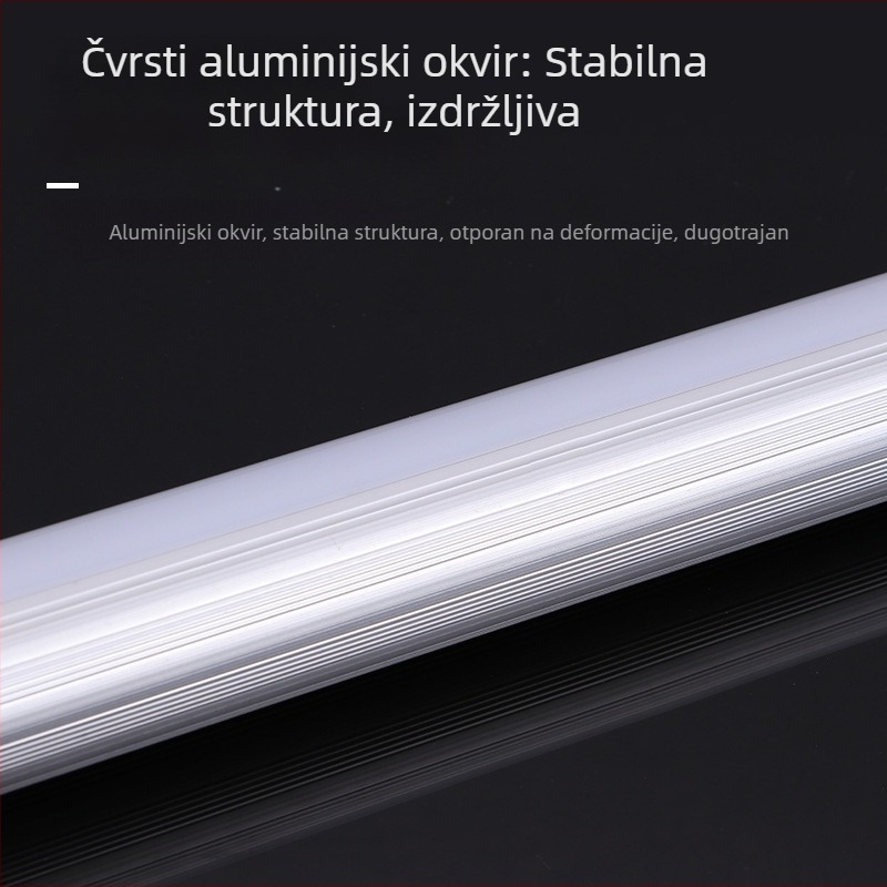 1,2 m T8 LED cijev sa nosačem, aluminijsko-plastična dijeljena LED cijev, prilagodljiva