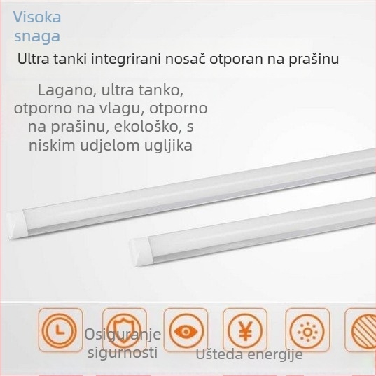 LED lampica za pročišćavanje s integriranim nosačem, otporna na vlagu i prašinu, kompatibilna s DC/AC ulazom 12V/24V/36V/220V