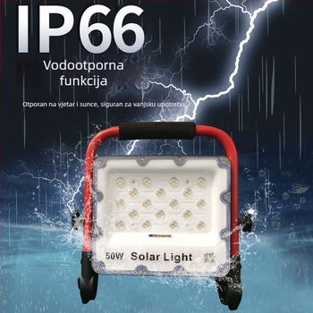 Vanjski vodootporni LED floodlight visokog sjaja za vrt, prijenosna punjiva ručna svjetiljka