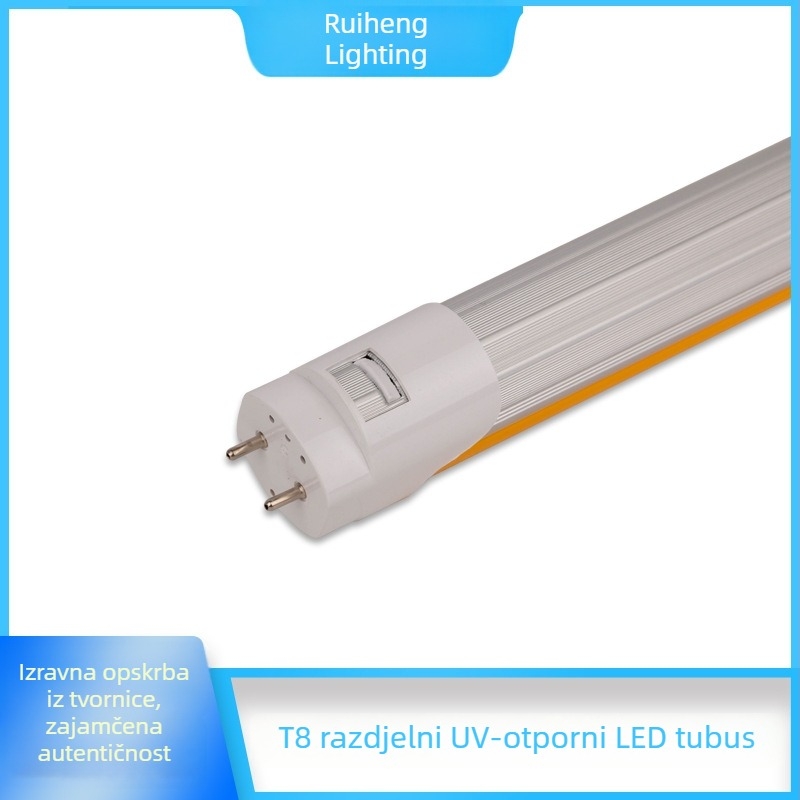 T8 LED cijev s UV zaštitom za radionice bez prašine