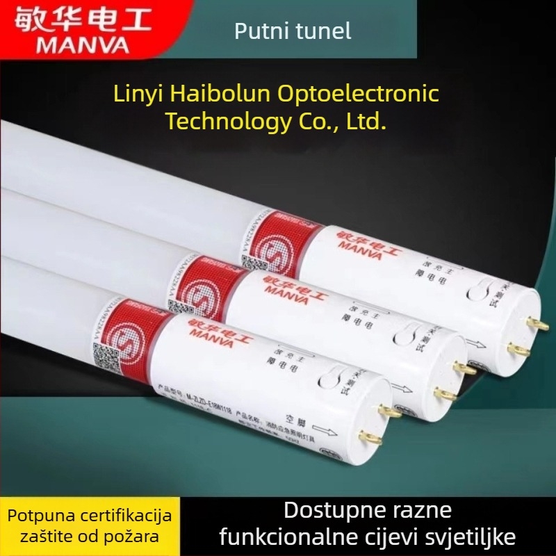 Minhua T8 radarno infracrveno inteligentno senzor pokreta, lampu cijev s nosačem za garažu, podzemnu parkiralište i nužno osvjetljenje