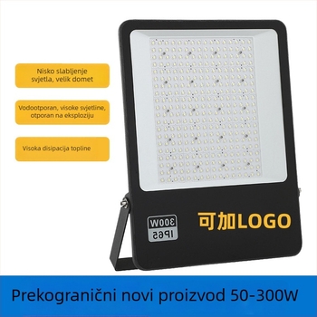 LED vodootporni ultra-tanki floodlight za vanjski dvorišni prostor – visoka svjetlost projekcijska svjetiljka, inženjerska serija