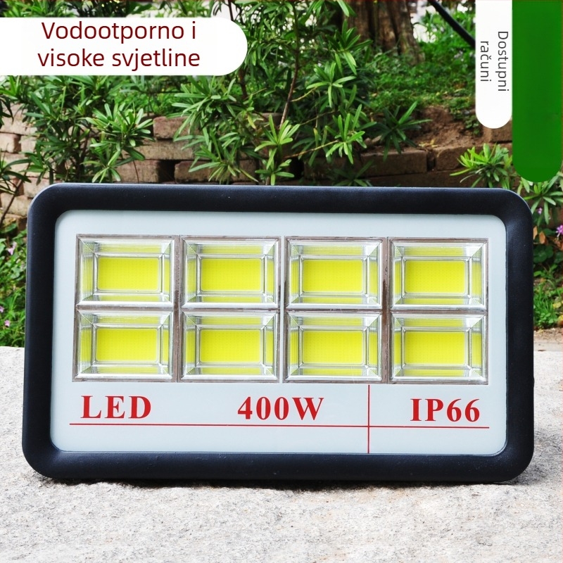 LED flood svjetlo 200W-500W, otporno na eksploziju i vodootporno, IP66, za unutarnju i vanjsku upotrebu; idealno za stadione, košarkaška igrališta i reklamno osvjetljenje