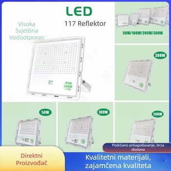 Vanjski LED floodlight 1000W, IP66, osvjetljenje za stadion i reklamu