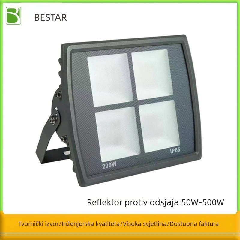BST616 LED floodlight za vanjsku rasvjetu, visoka snaga, protiv zasljeplivanja, IP65, 50-500W