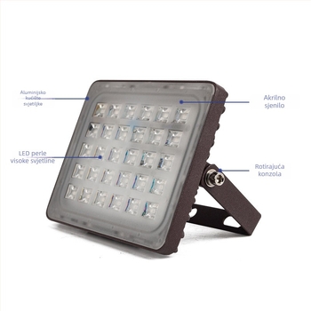 Prilagođeni LED floodlight visokog sjaja za gradilišta i vanjske prostore, vodootporan